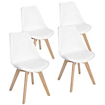 Chaise blanche scandinave design