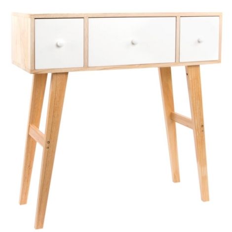 Meuble console style scandinave