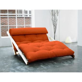 Chaise style scandinave orange
