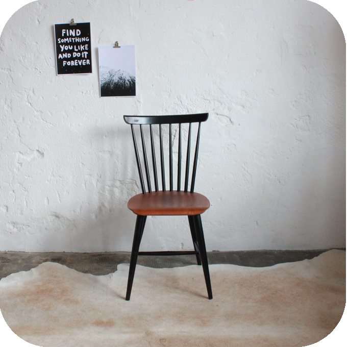 Chaise scandinave vintage bois