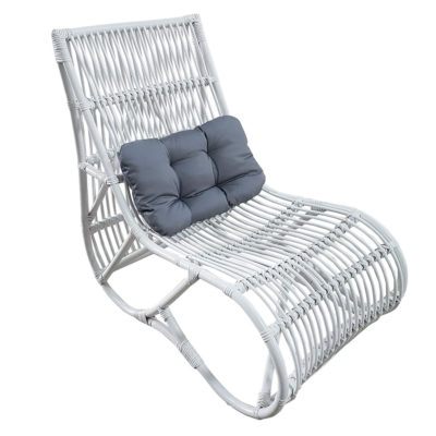 Cocktail scandinave chaise rotin
