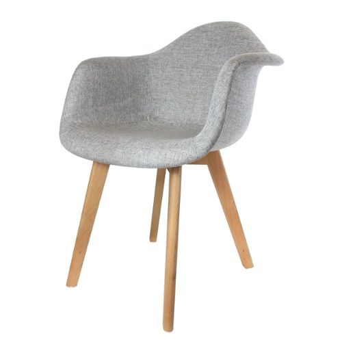 Chaise scandinave tissus pas cher