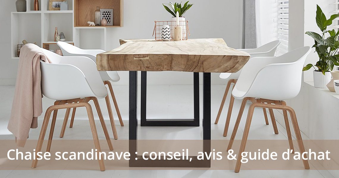 Table industrielle chaise scandinave