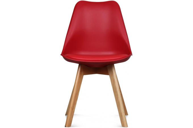 Chaise rouge scandinave