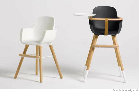 Chaise haute design scandinave