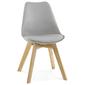 Chaise grise scandinave