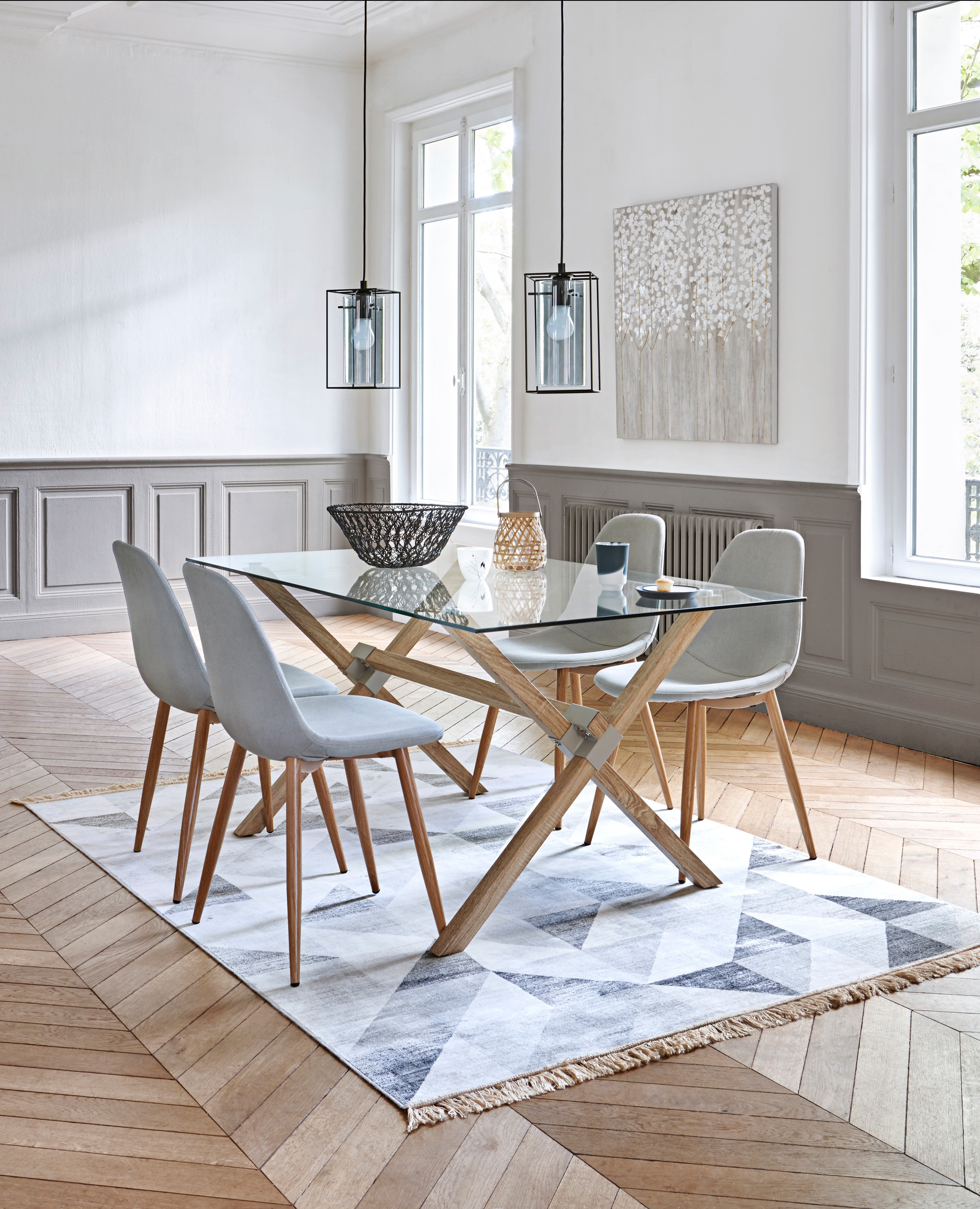 Table et chaise scandinave ikea