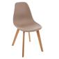 Chaise scandinave taupe