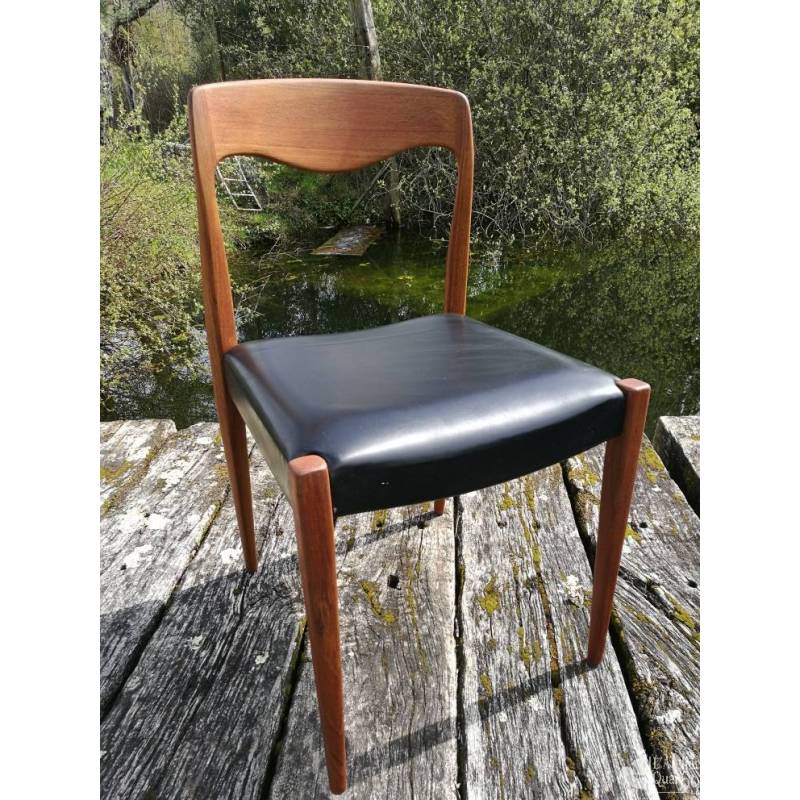 Chaise teck scandinave