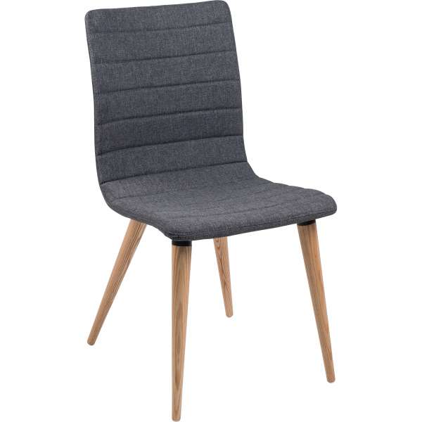 Chaise scandinave pied bois et metal