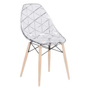 Chaise translucide scandinave