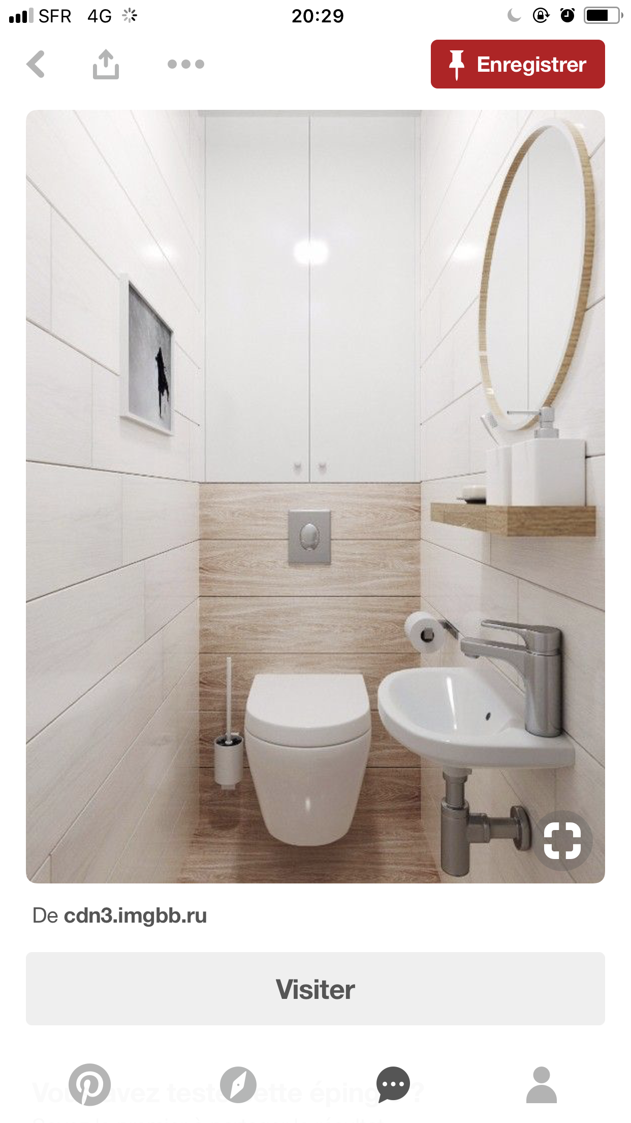 Idee deco toilettes scandinave