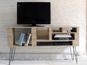 Fabriquer meuble tv scandinave