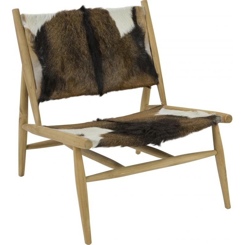Chaise scandinave poil