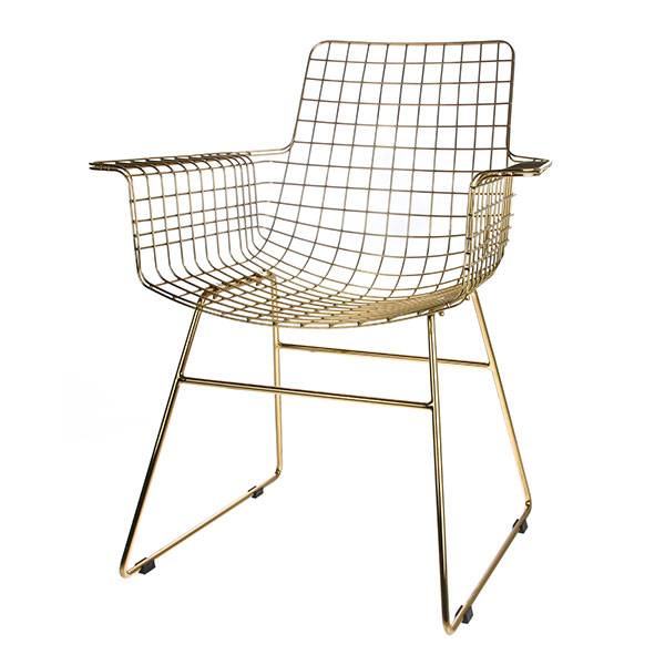 Chaise metal scandinave