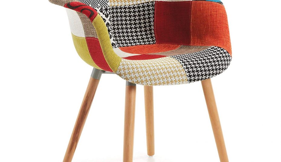 Chaise scandinave patchwork cdiscount