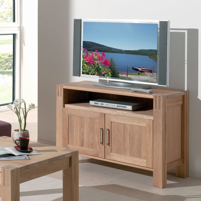 Cocktail scandinave meuble tv chene