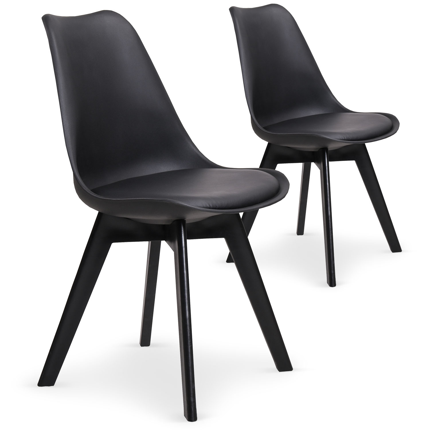Chaise design scandinave noire norway