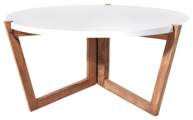 Table salon ronde scandinave