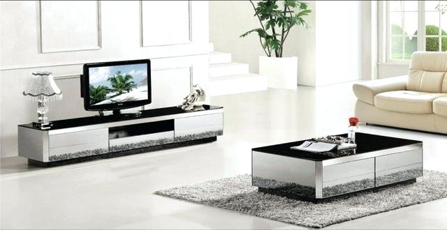 Ensemble table basse meuble tv scandinave