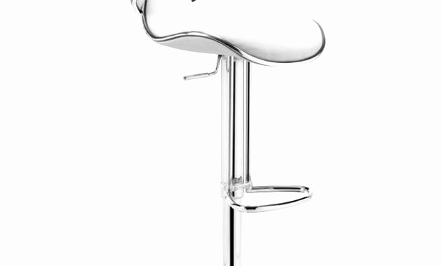 Siwa chaise de bar design scandinave coloris blanc