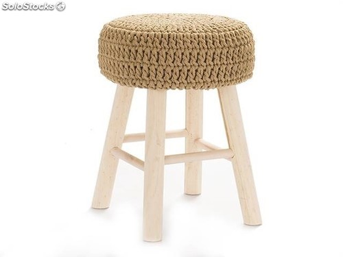 Tabouret tricot