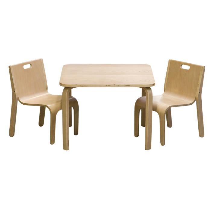 Table et chaise scandinave enfants