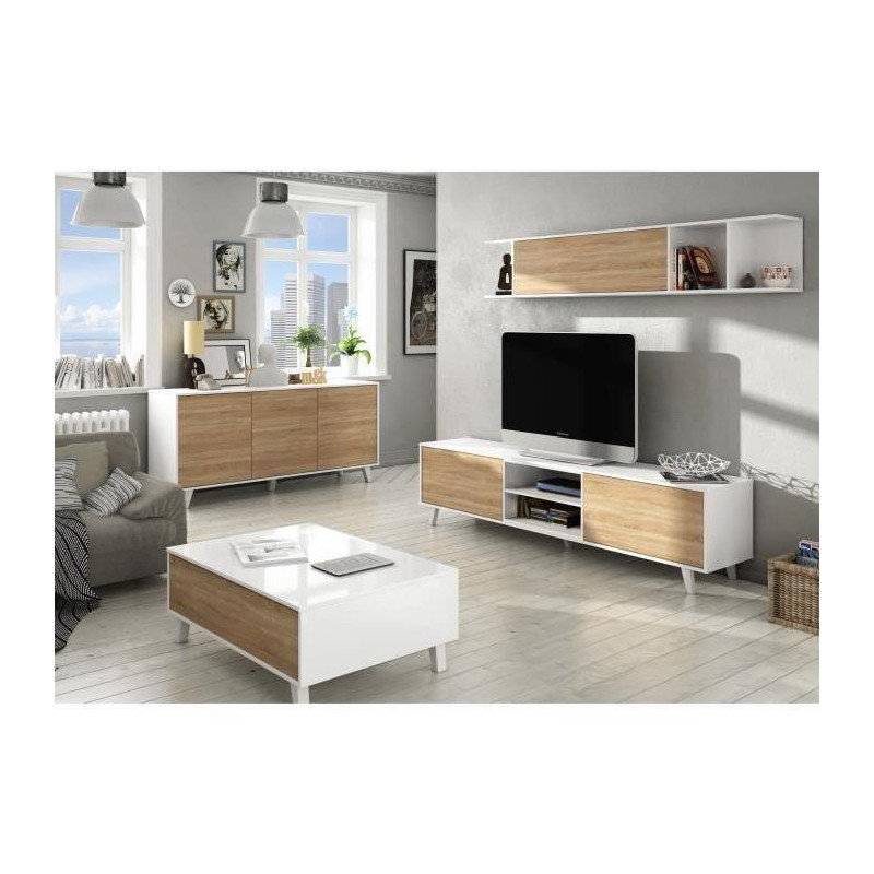 Zaiken meuble tv scandinave