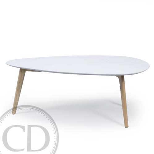 Table basse scandinave blanche - spring