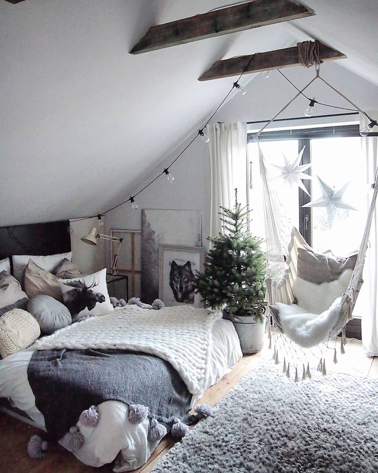 Deco chambre adulte style scandinave