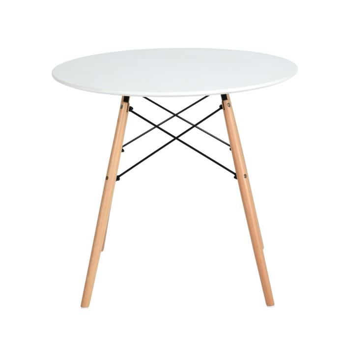 Table ronde 4 personnes scandinave
