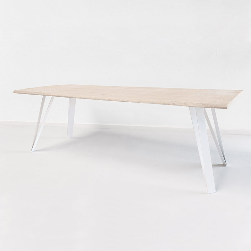 Table scandinave bois metal