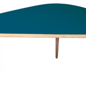 Table basse scandinave bleu
