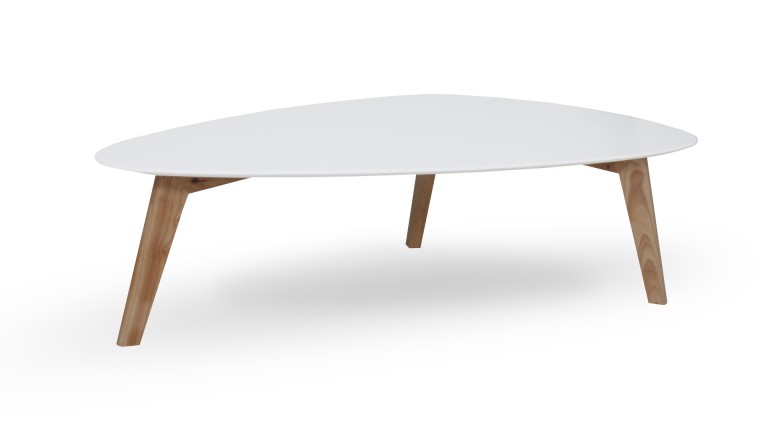 Table basse scandinave bois clair