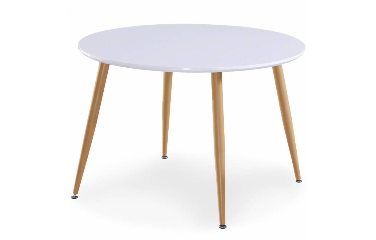 Table ronde scandinave bois
