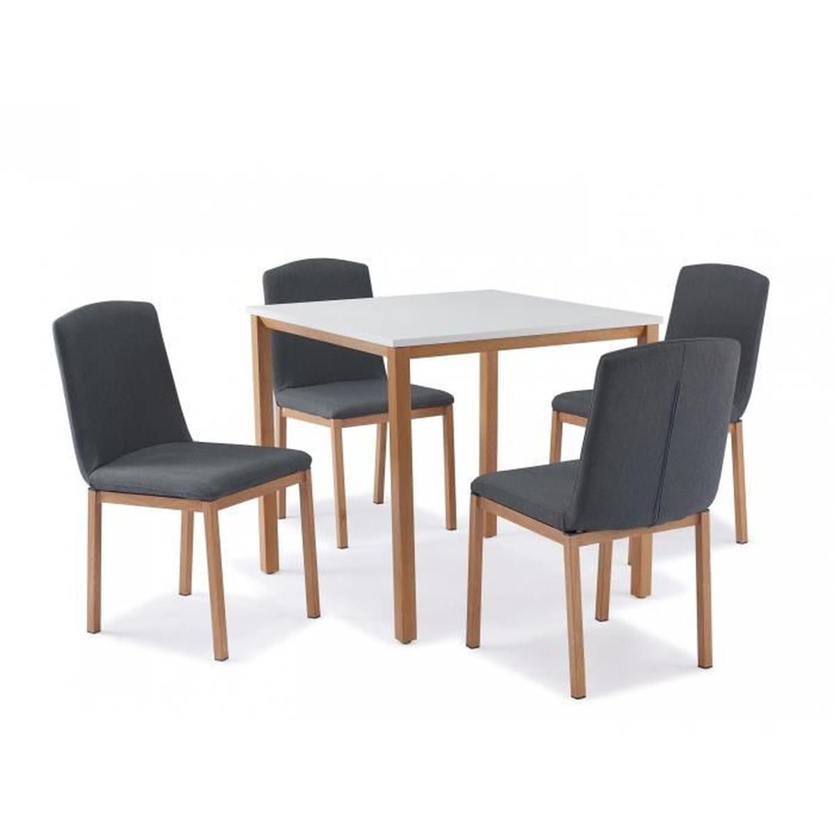 Table scandinave chaises