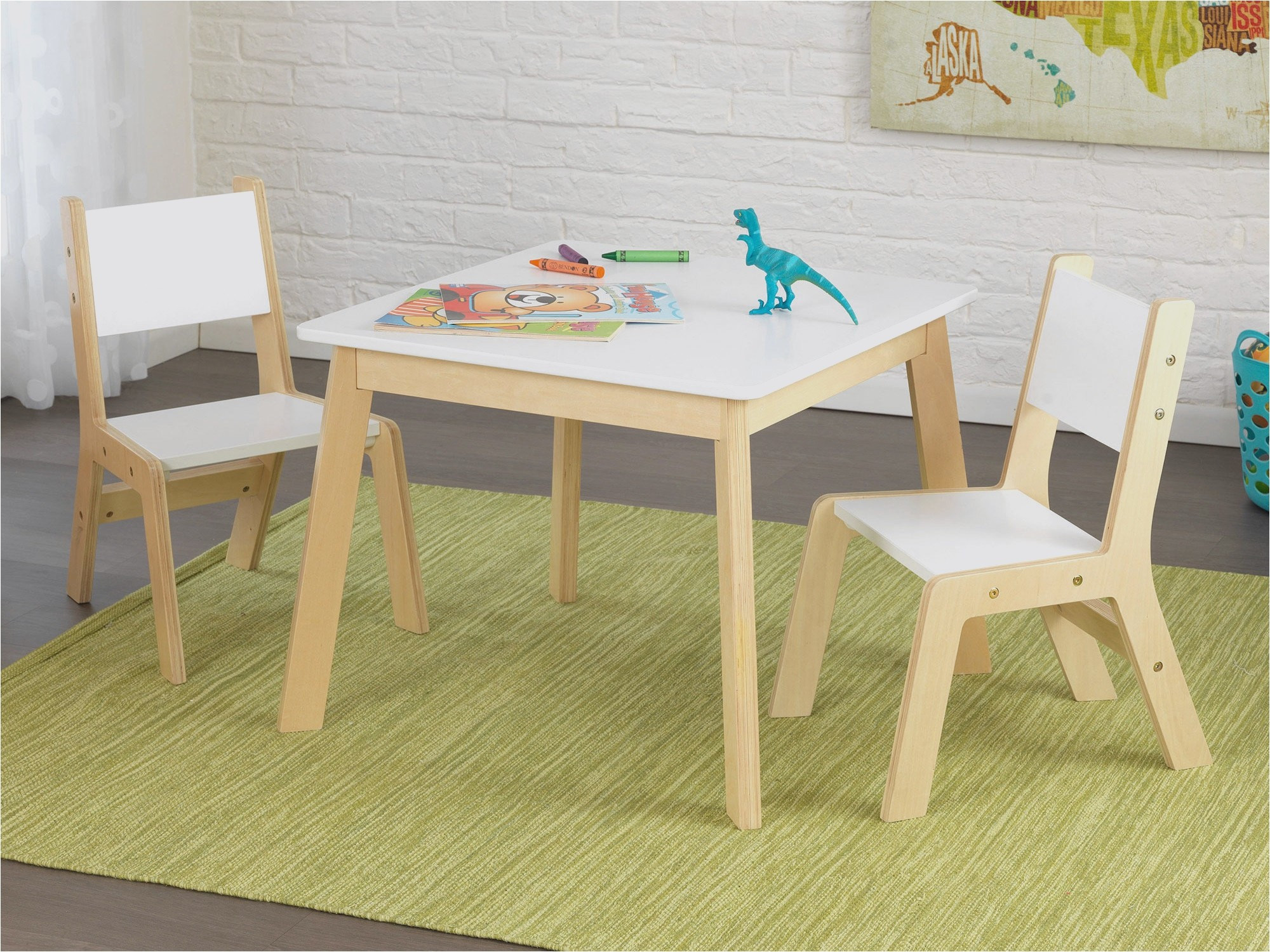 Table et chaises scandinave enfant