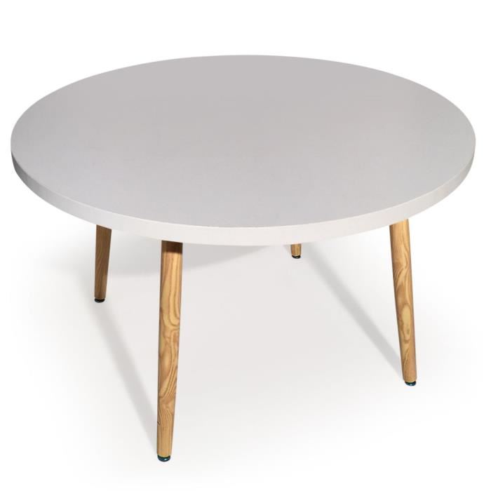 Table ronde 120 cm scandinave