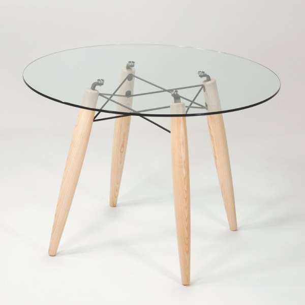 Table ronde pied scandinave
