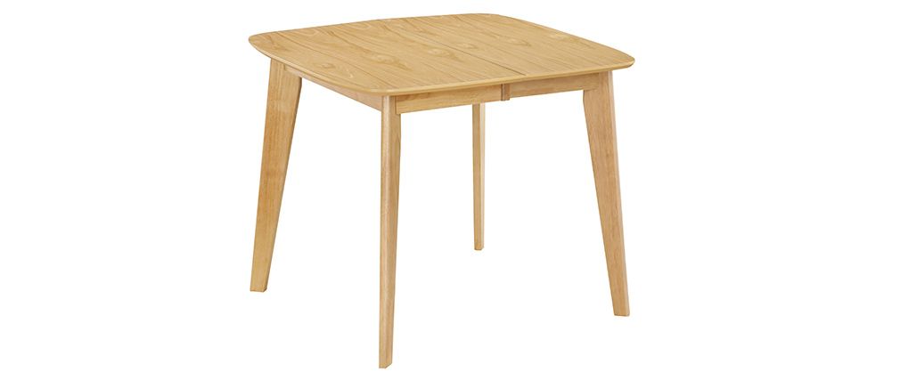 Table basse scandinave blanc laqué
