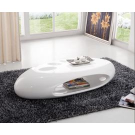 Table basse ovale pas cher
