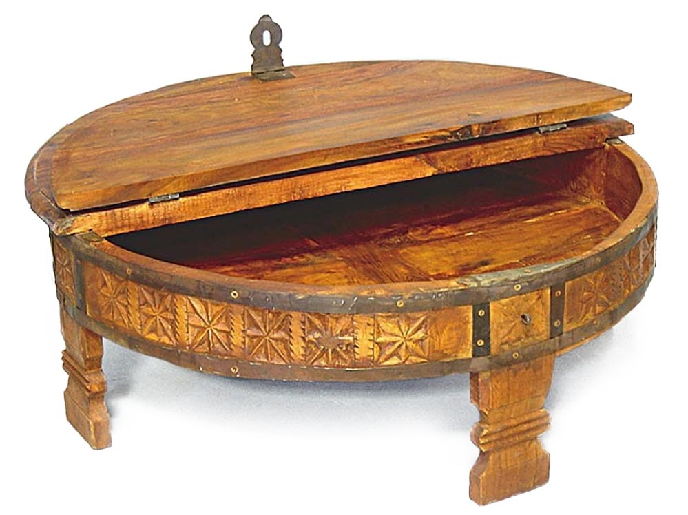Table basse indienne pas cher