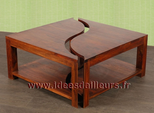 Table basse africaine pas cher