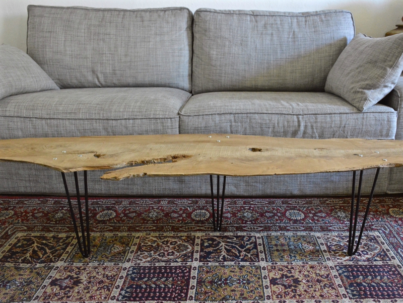 Planche de bois pour table basse