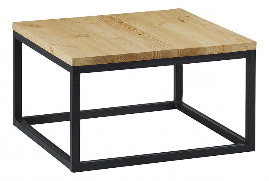 Petite table basse carrée en bois