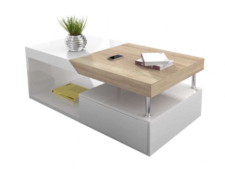 Table basse avec rangement design