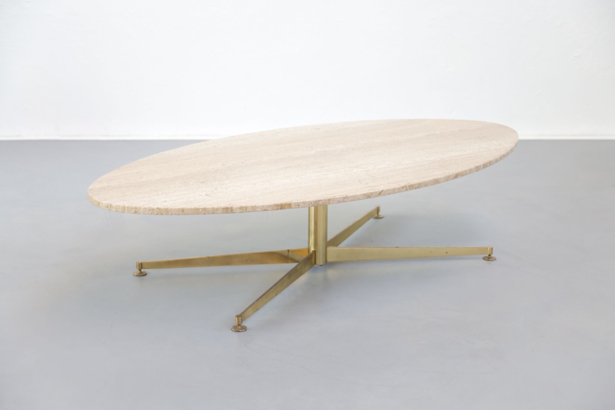 Table basse ovale retro