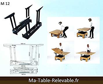 Table basse relevable mecanisme