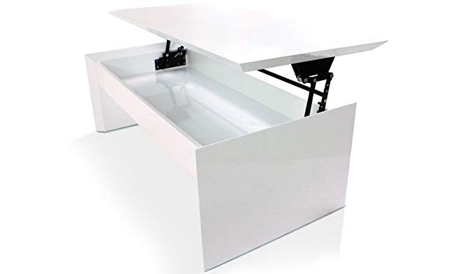 Sofactory table basse laquée avec plateau relevable aline