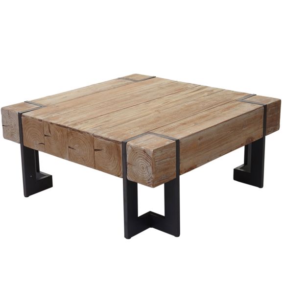 Table basse en bois laqué
